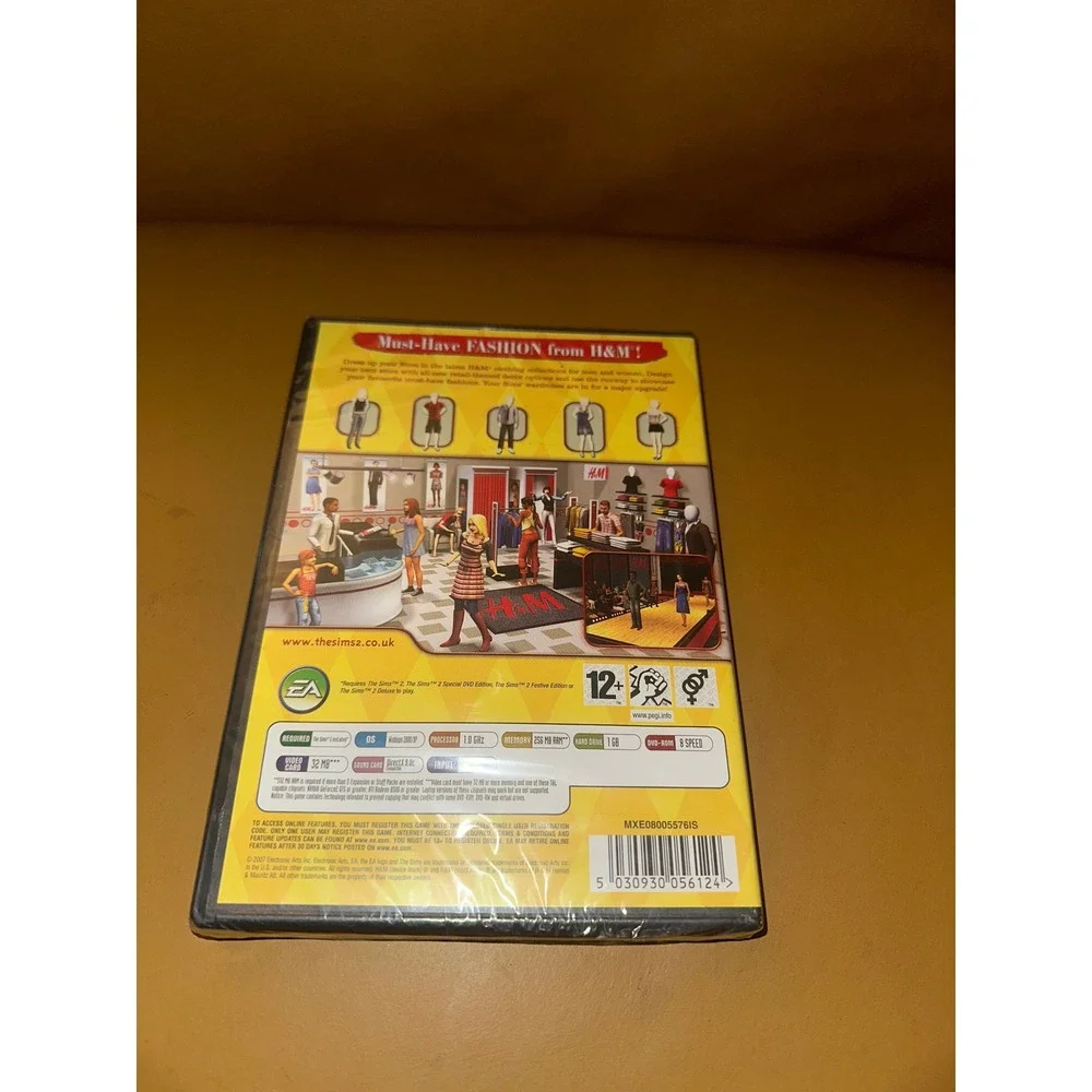 The Sims 2 H&M Fashion Stuff PC CD-ROM EA Games Expansion Pack New‎ Sealed